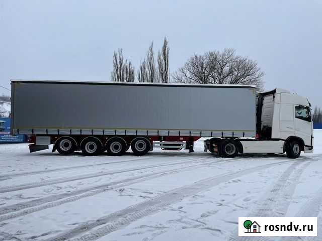 Полуприцеп шторный Тонар Т4-13V, 2021 Красный Сулин - изображение 1