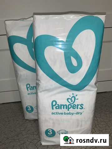 Pampers active baby -dry 3-52 шт Бердск - изображение 1