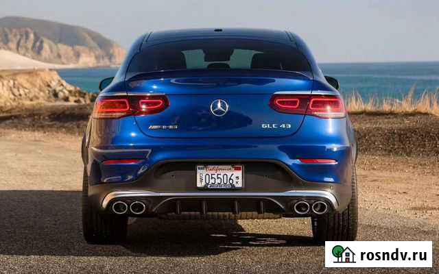 Диффузор и насадки 43 AMG Mercedes GLC Coupe C253 Москва - изображение 1