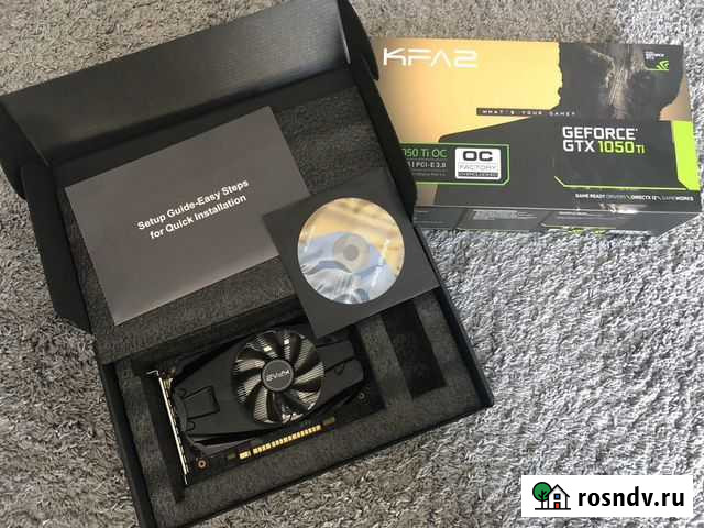 Видеокарта gtx 1050 ti 4gb Хабаровск - изображение 1