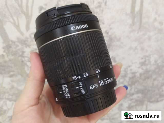 Объектив canon 18-55 со стабилизатором Челябинск - изображение 1