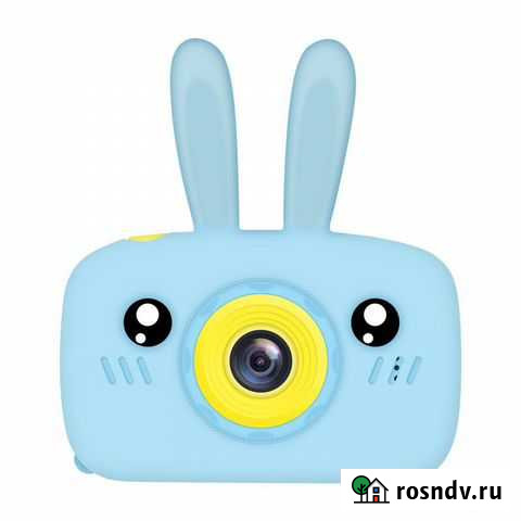 Детский цифровой фотоаппарат Зайчик (голубой) Улан-Удэ - изображение 1