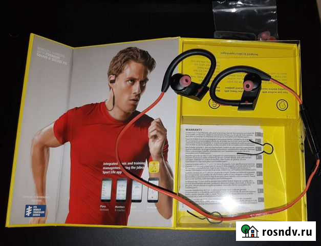 Bluetooth-стерео гарнитура jabra с микрофоном Череповец - изображение 1