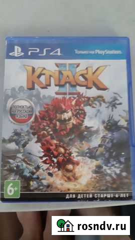 Игра для приставок ps4 knack Улан-Удэ - изображение 1