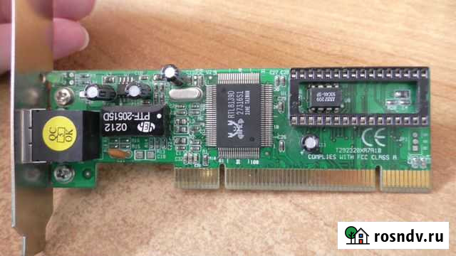 Сетевая карта Complies with FCC class A Омск - изображение 1