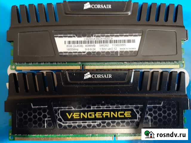 Corsair DDR3 1600 9-9-9-24 Верхний Уфалей - изображение 1