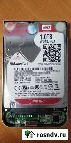 WD Red 1.0 TB 2.5 дюйма (WD10jfcx) Тольятти - изображение 1