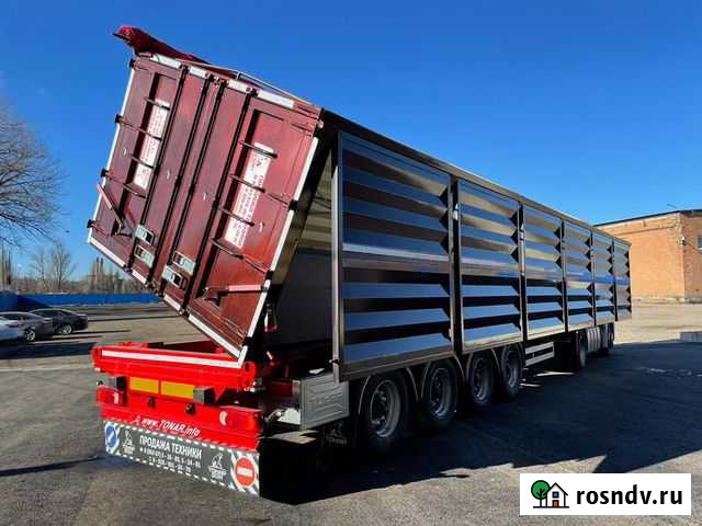 Полуприцеп зерновоз Тонар 9989, 2021 Красный Сулин - изображение 1