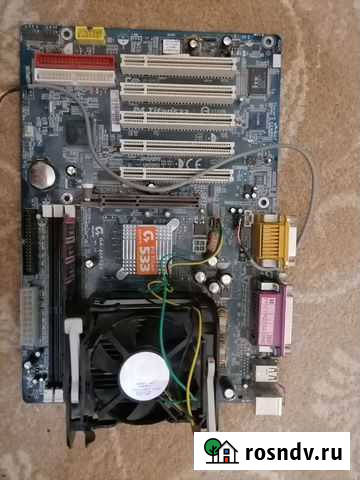 Материнская плата с процессором и памятью Волгоград - изображение 1