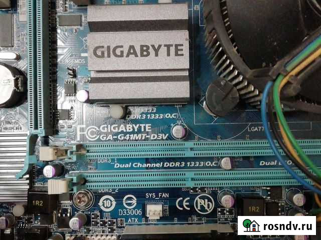 Материнская плата Gigabyte 775 Самара - изображение 1