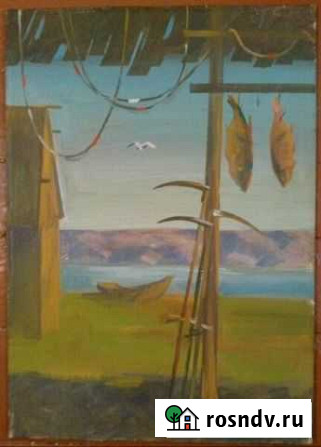 Дом у реки Дмитриенко В. И, 1992, карт. м Саранск - изображение 1