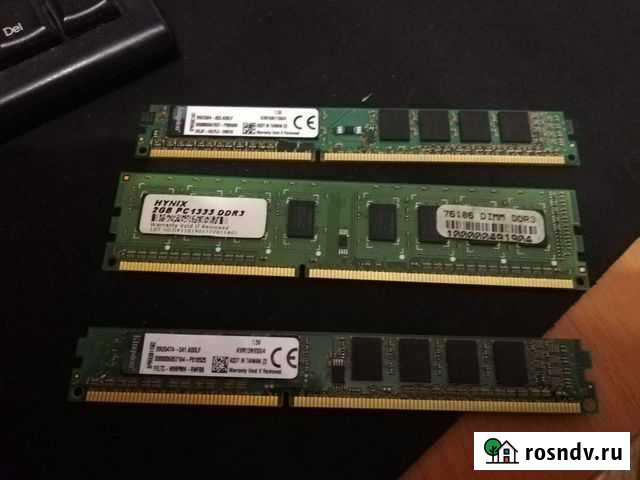 Оперативная память ddr3 4 gb 1333, 4 gb 1600, 2 gb Тула - изображение 1