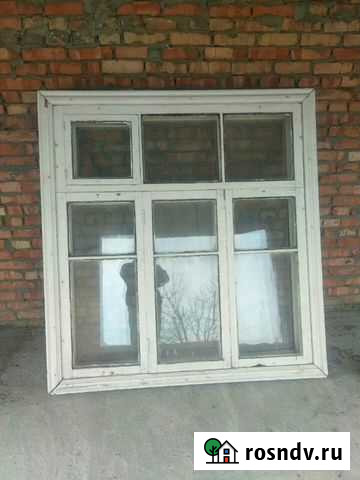 Окно деревянное б/у Хасавюрт - изображение 1