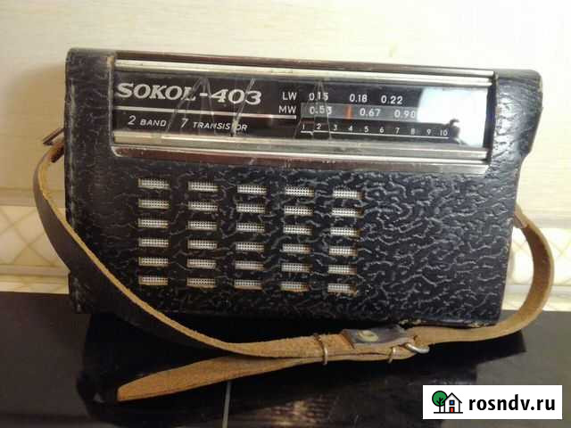 Ретро-транзистор радиоприемник Сокол-403 Казань - изображение 1