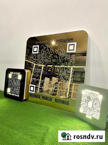 Вывеска для бизнеса с qr кодом 67067 Москва - изображение 1