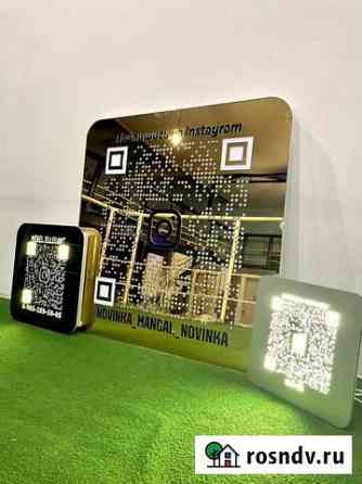 Вывеска для бизнеса с qr кодом 65065 Сочи