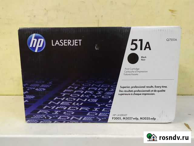 Картридж HP Q7551A 51a Калуга - изображение 1