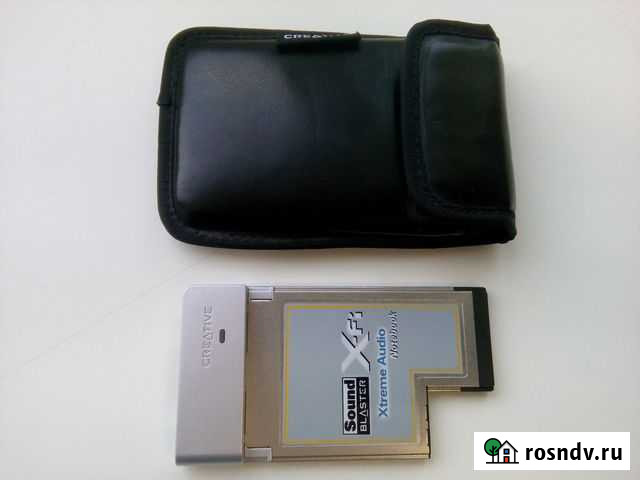 Звуковая карта SB X-Fi Extreme Audio Notebok Чусовой - изображение 1