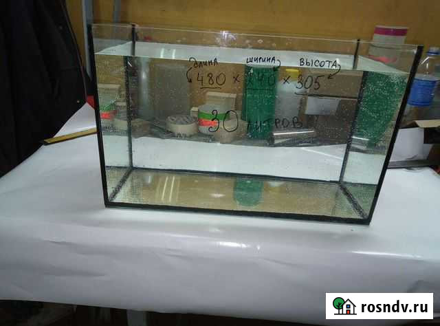 Аквариум 30л. для рыбок Новомосковск - изображение 1