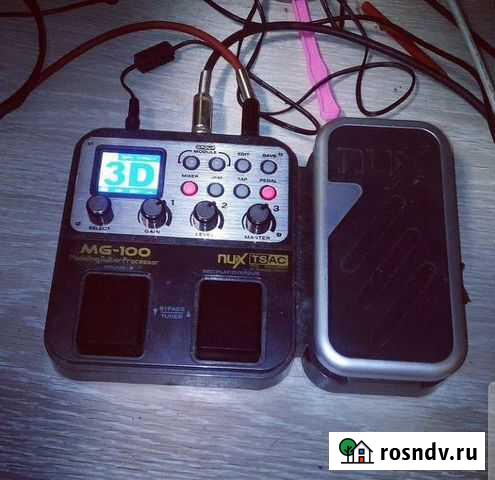 Гитарный процессор эффектов nux MG 100 Владимир - изображение 1