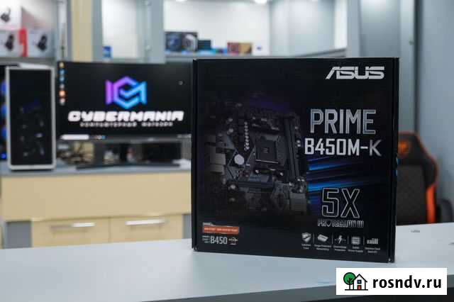 Материнская плата asus prime B450M-K Грозный - изображение 1