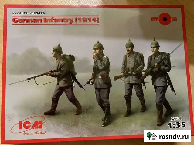 Набор для склейки Германская пехота 1914 (1:35) Владивосток - изображение 1