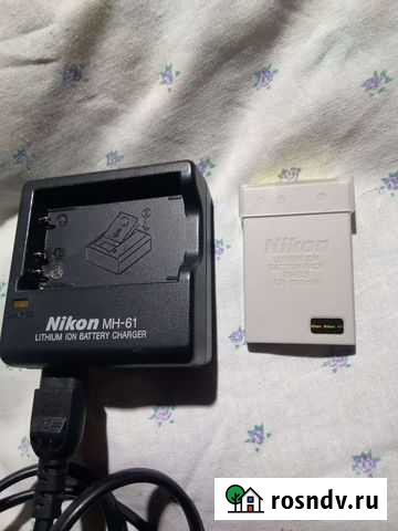 Аккумулятор nikon EN-EL5 + зарядное устройство nik Ногинск - изображение 1
