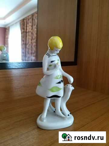 Статуэтка Девочка с козленком, Полонное Новозыбков - изображение 1