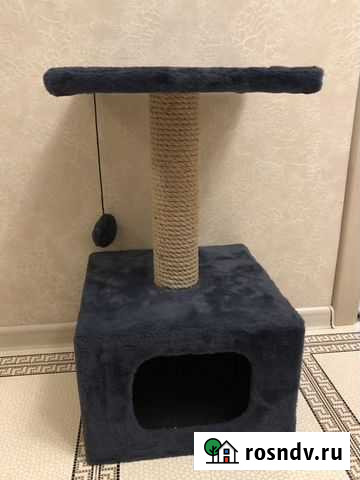 Домик для кошки с когтеточкой б/у Щербинка - изображение 1
