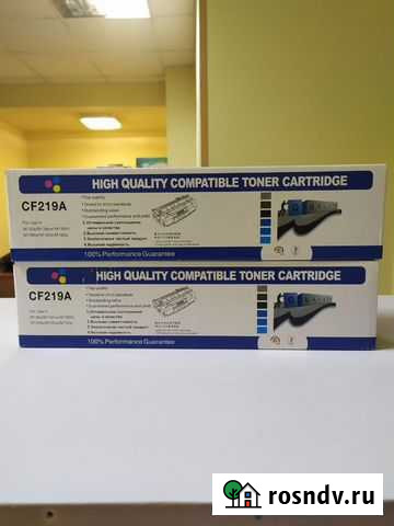 Картриджи нр CF219A Красногорск - изображение 1