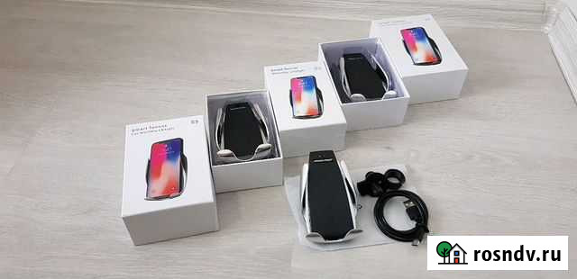 Автомобильный держатель с беспроводной зарядкой Череповец - изображение 1