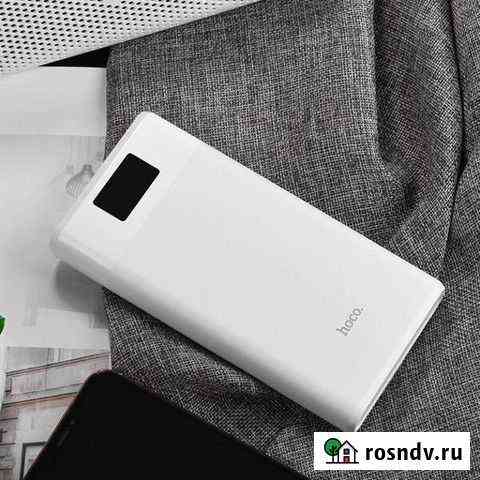 Аккумулятор внешний (30000mAh) Hoco B35E Белый Омск