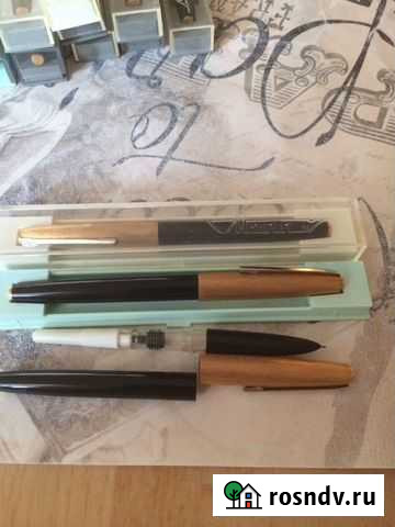 Винтаж.Ручка перьевая. Сделано в СССР Омск - изображение 1