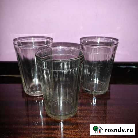 Стаканы граненые СССР Промышленная - изображение 1