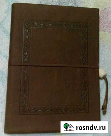 Ежедневник кожа Italy handmade USA Barnes&Noble Саратов - изображение 1