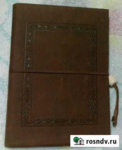 Ежедневник кожа Italy handmade USA Barnes&Noble Саратов - изображение 1