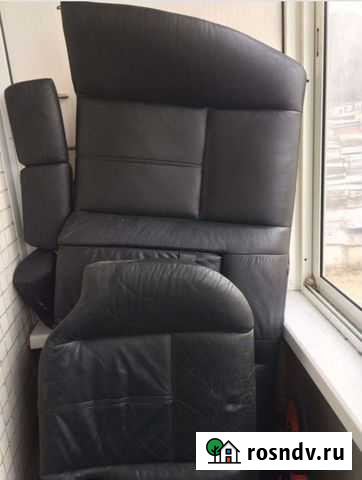 Задний диван е39 кожа цельный Дивногорск - изображение 1