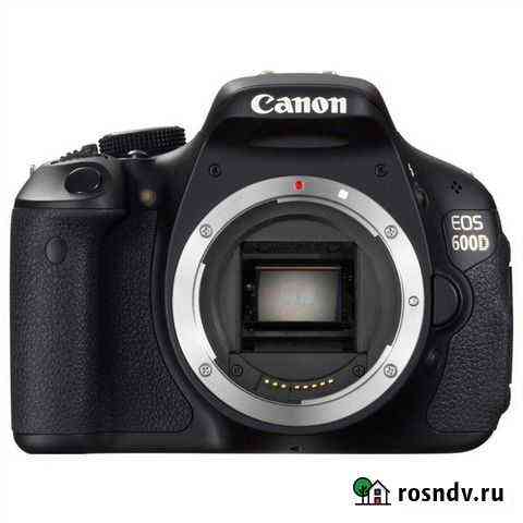 Зеркальная камера Canon EOS 600D Body черный Сухой Лог
