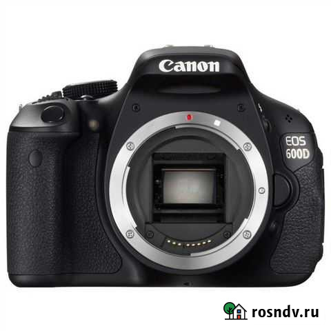Зеркальная камера Canon EOS 600D Body черный Сухой Лог - изображение 1