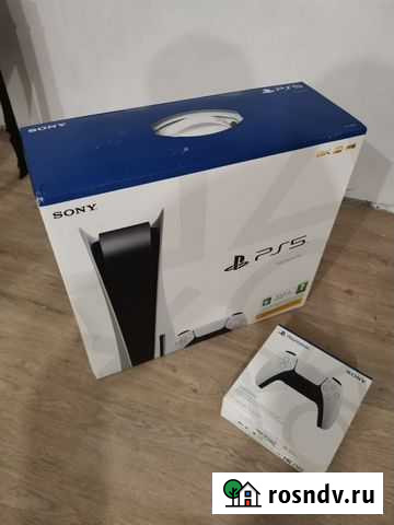 Sony playstation 5 с CD,2 дж,не вскрывалась,гарант Благовещенск - изображение 1