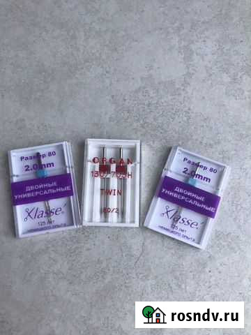 Иглы швейные двойные Сургут - изображение 1