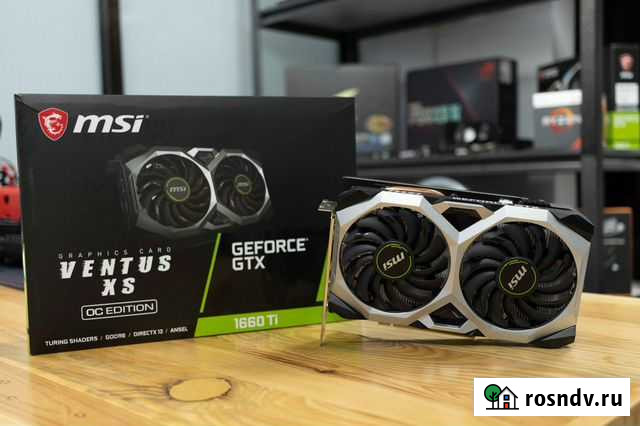 Новая MSI GeForce GTX 1660 Ti ventus Гарантия Воронеж - изображение 1