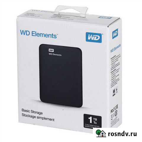 WD Elements Portable 1TB Новый Таганрог - изображение 1