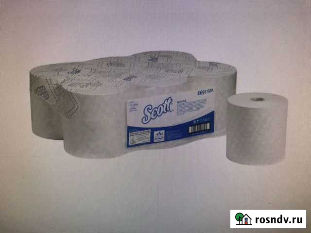 Бумажные полотенца в рулонах белые Scott (6 рулоно Бузулук - изображение 1