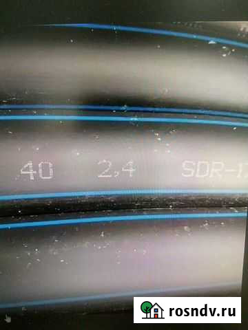 Труба пнд 40 2.4 SDR 17, питьевая Алексеевка - изображение 1