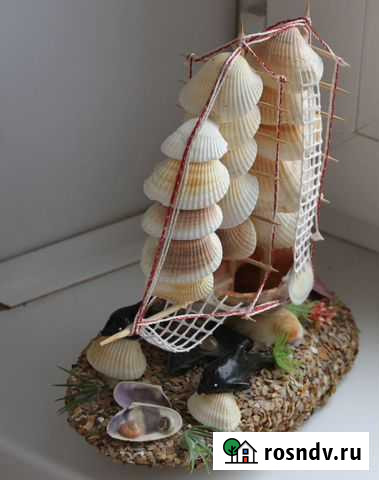 Корабль из раковин.В коллекцию Волгоград - изображение 1