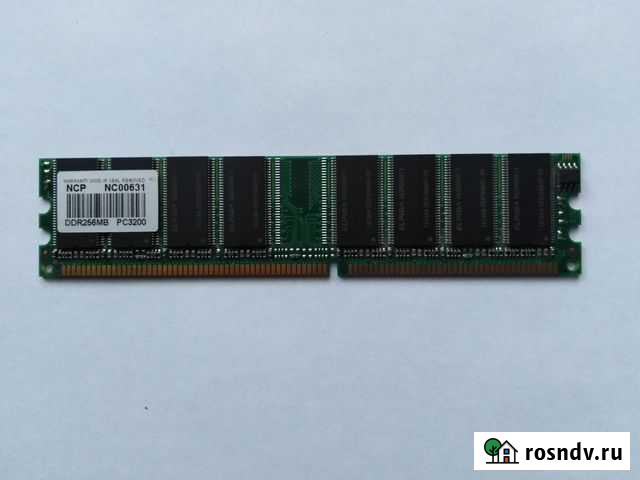 Память DDR 256Mb PC3200 NCP Братск - изображение 1