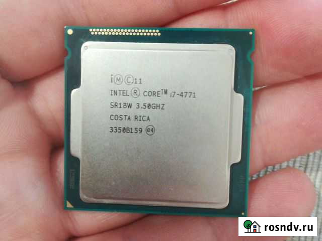 Процессор Core I7 4771 сокет lga 1150 Иркутск - изображение 1