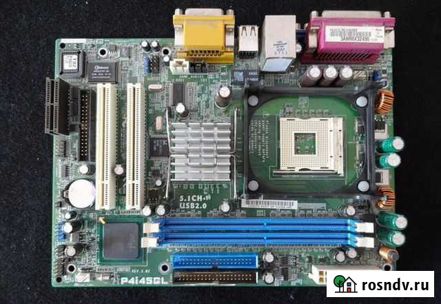 Материнская плата socket 478 AsRock P4i45GL Ярославль - изображение 1