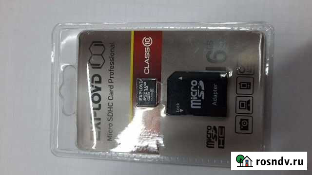 Карта памяти MicroSD 16gb Байкальск - изображение 1